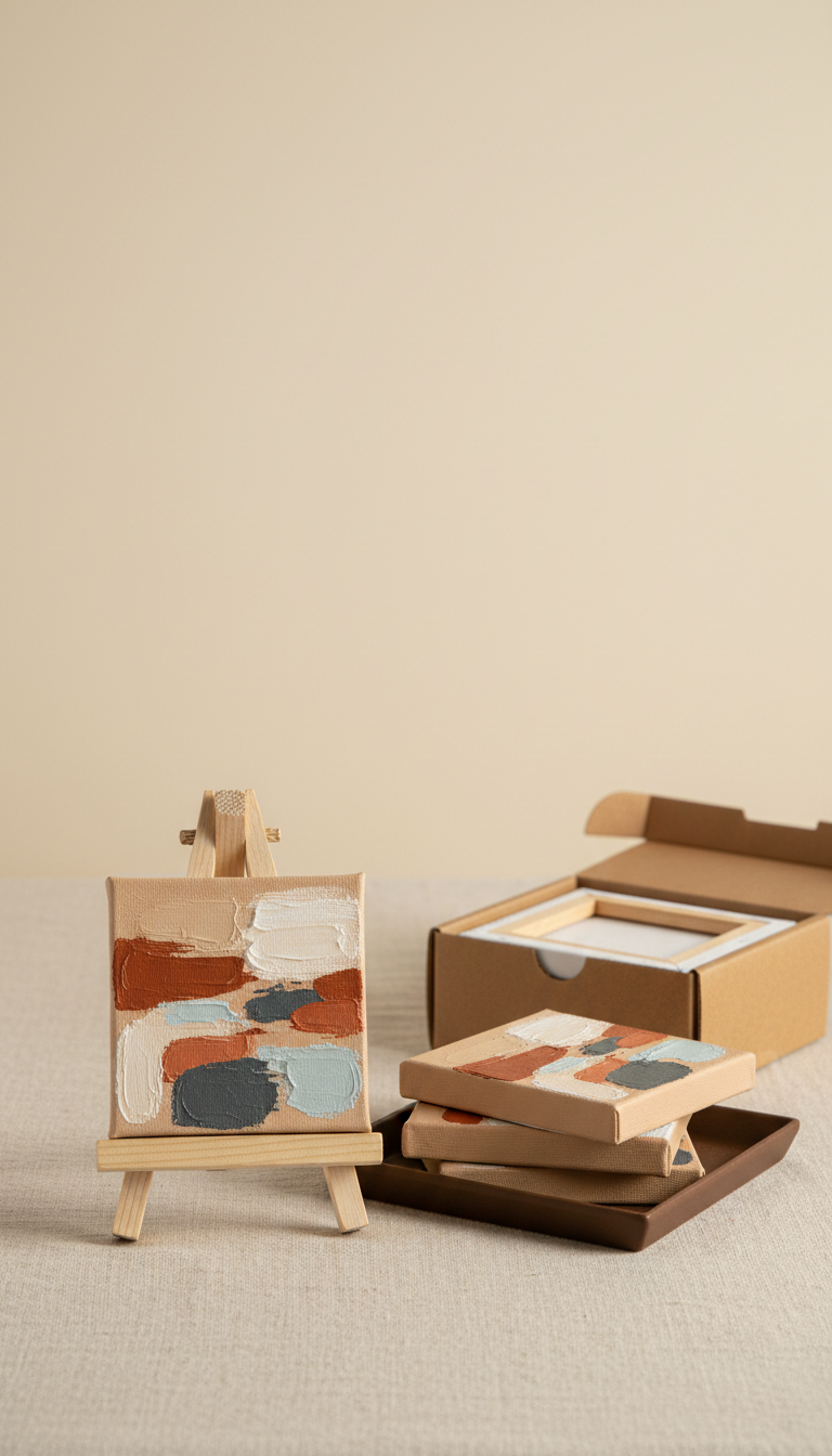Abstract Color Study Mini-Canvas Set